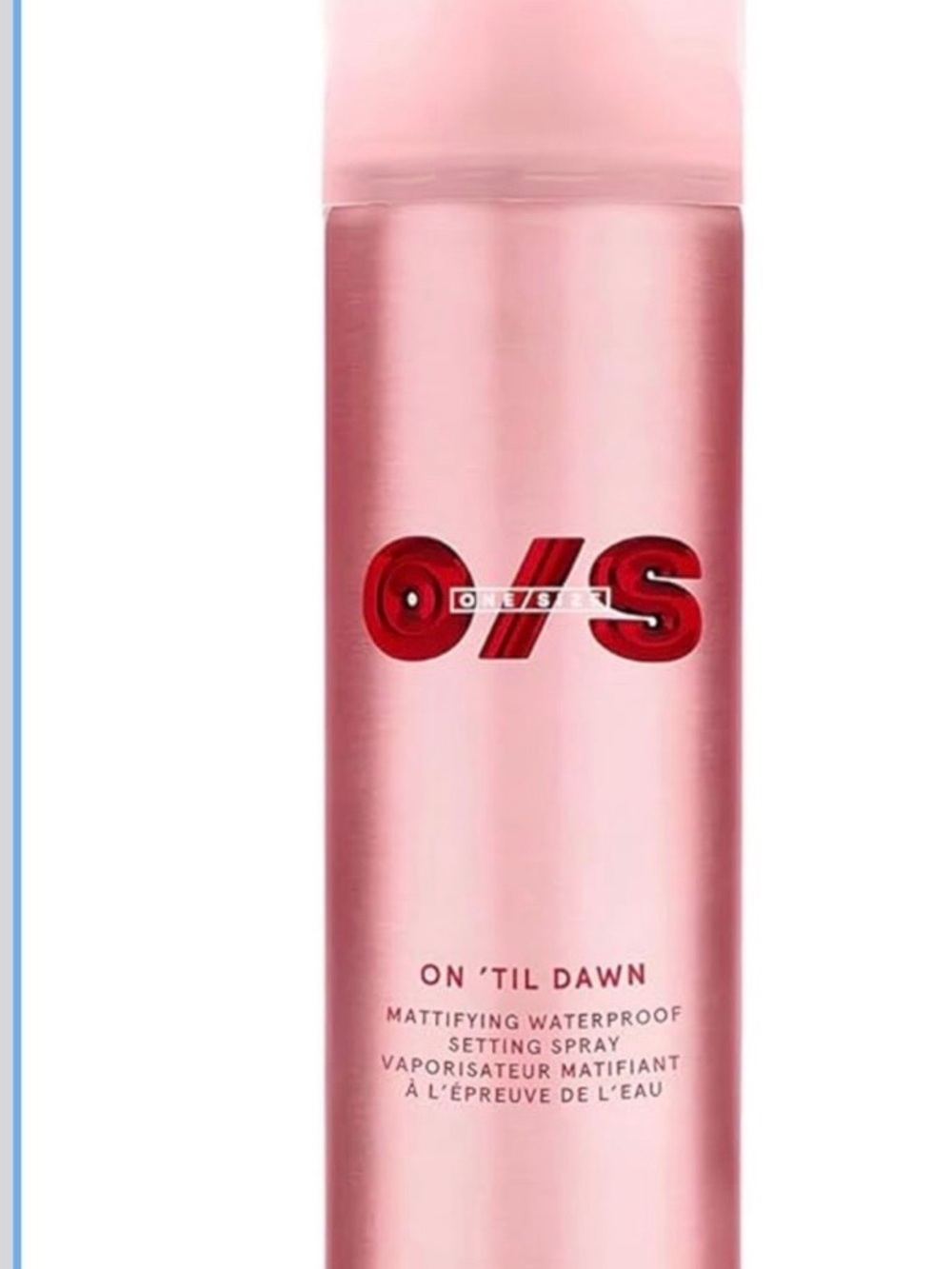 ONE/SIZE  full size On 'Til Dawn Mattifying Setting Spray - Light Pink